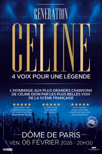 Génération Céline, tournée, dôme de paris