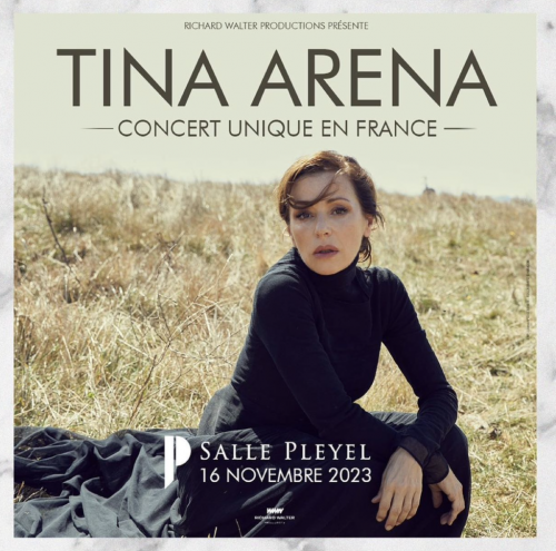Tina Arena, concert, salle pleyel